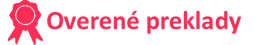 Overené preklady